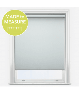 Iris White Made to Measure Blackout Roller Blind