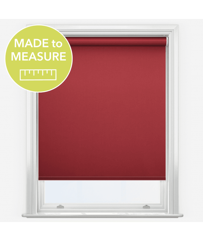 New Edge Blinds Iris Wine Made to Measure Blackout Roller Blind