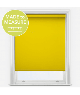 Iris Yellow Made to Measure Blackout Roller Blind
