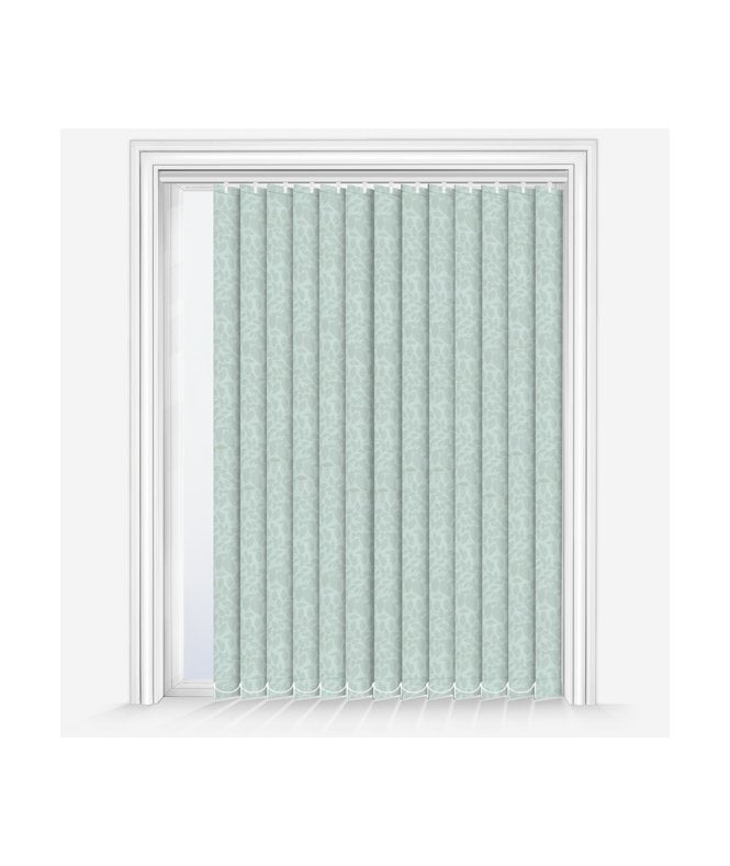 New Edge Blinds Isla Aloe Custom Made Blackout Vertical Blind