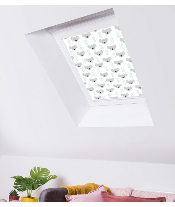 New Edge Blinds Kute Koala Blackout Skylight Blind for RoofLITE® Roof Windows