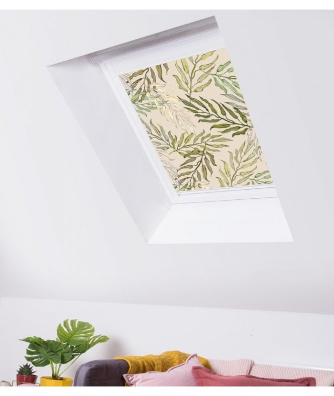 New Edge Blinds Large Palms Light Blackout Skylight Blind for RoofLITE® Roof Windows