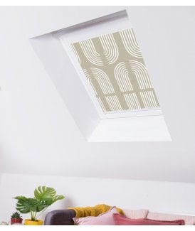 Large Zen Grey Blackout Skylight Blind for DAKSTRA® Roof Windows
