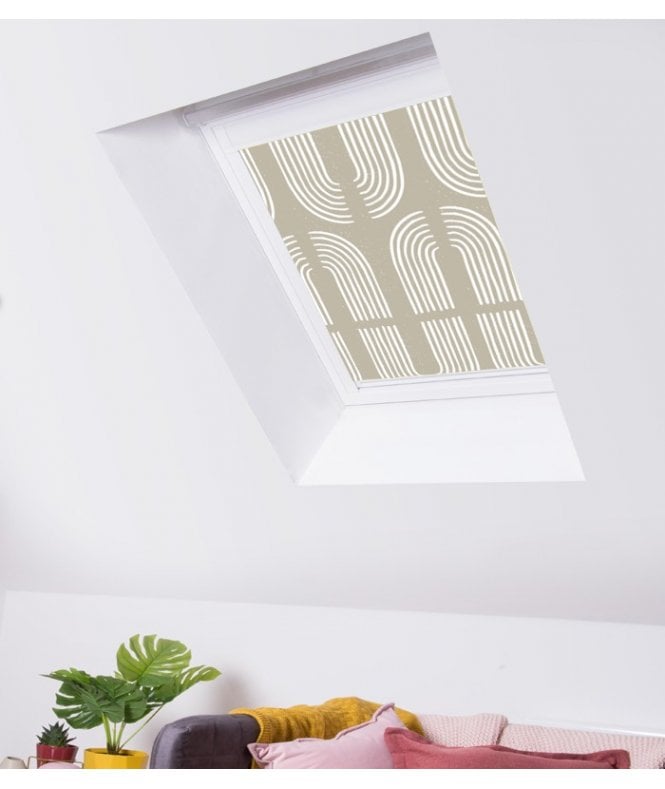 New Edge Blinds Large Zen Grey Blackout Skylight Blind for Fakro Roof Windows