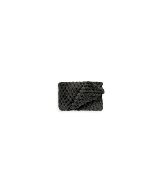New Edge Blinds Leah Collection Deluxe Throw in Black
