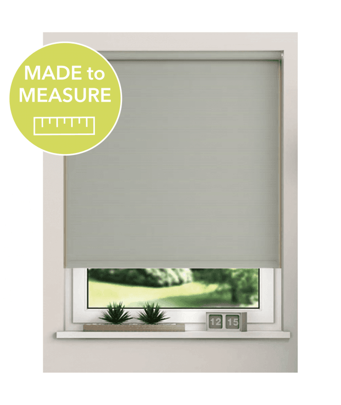 New Edge Blinds Light Grey Made to Measure Blackout Blind