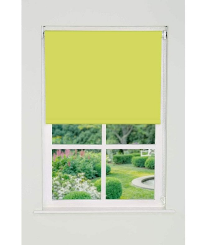 New Edge Blinds Lime Blackout Roller Blind (170cm Drop)