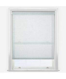 Linas White Made to Measure Dimout Roller Blind