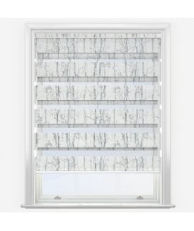 Louvolite Alberto Silver Dimout Day & Night Roller Blind