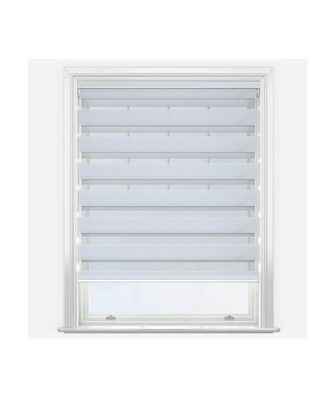 New Edge Blinds Louvolite Arezzo White Dimout Day & Night Roller Blind