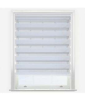 Louvolite Arezzo White Dimout Day & Night Roller Blind