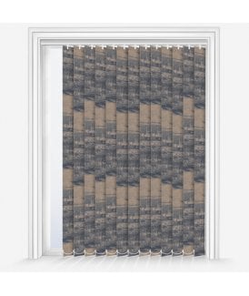 Louvolite Argent Copper Custom Made Blackout Vertical Blind