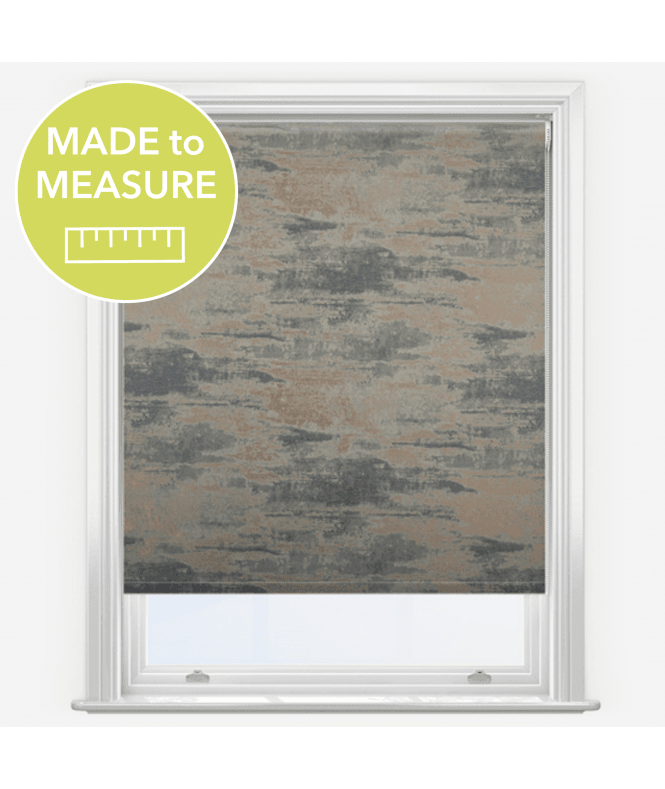 New Edge Blinds Louvolite Argent Copper Made to Measure Blackout Roller Blind
