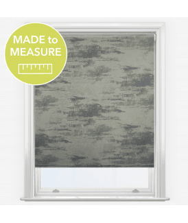 Louvolite Argent Mercury Made to Measure Blackout Roller Blind