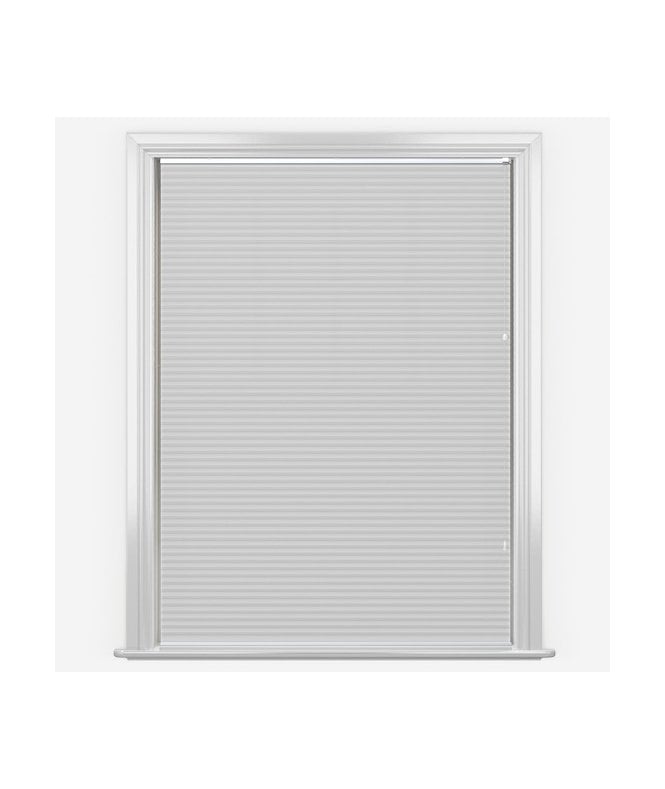 New Edge Blinds Louvolite Astral Frost White Honeycomb Pleated Blackout Blind