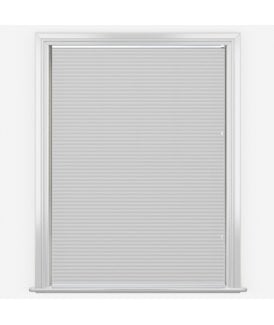 Louvolite Astral Frost White Honeycomb Pleated Blackout Blind
