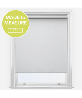 Louvolite Carnival China White Made to Measure Blackout Roller Blind