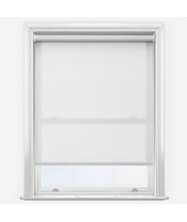 Louvolite Carnival China White Made to Measure Dimout Roller Blind