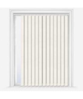 Louvolite Carnival Ivory Custom Made Dimout Vertical Blind