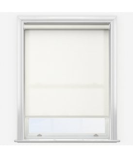 Louvolite Carnival Ivory Made to Measure Dimout Roller Blind