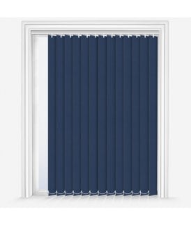 Louvolite Carnival Navy Custom Made Dimout Vertical Blind