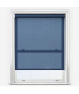 Louvolite Carnival Navy Made to Measure Dimout Roller Blind
