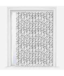 Louvolite Chatsworth Grey Custom Made Dimout Vertical Blind