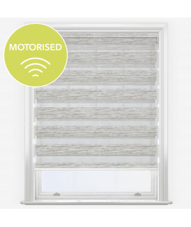 Louvolite Cirro Cashmere Motorised Dimout Day & Night Roller Blind
