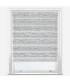 Louvolite Cirro Pewter Dimout Day & Night Roller Blind