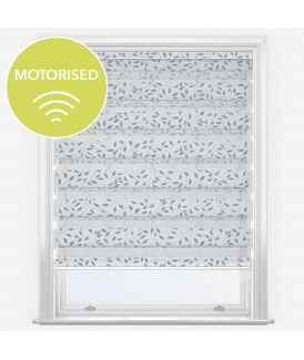 Louvolite Classica Duckegg Motorised Dimout Day & Night Roller Blind