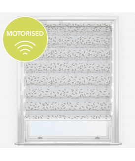 Louvolite Classica Hessian Motorised Dimout Day & Night Roller Blind