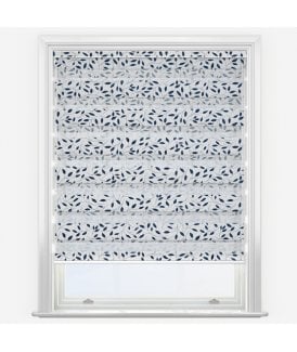 Louvolite Classica Navy Dimout Day & Night Roller Blind
