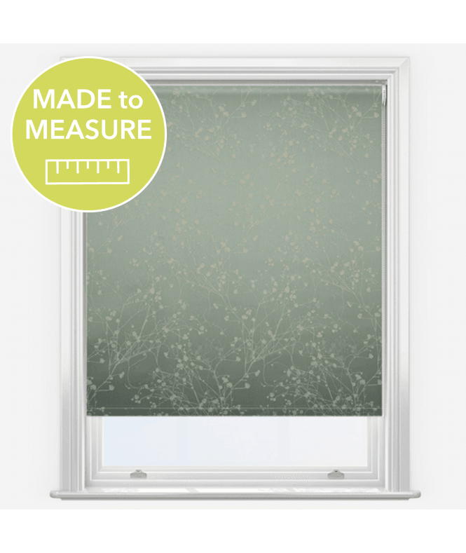 New Edge Blinds Louvolite Collina Lilypad Made to Measure Blackout Roller Blind
