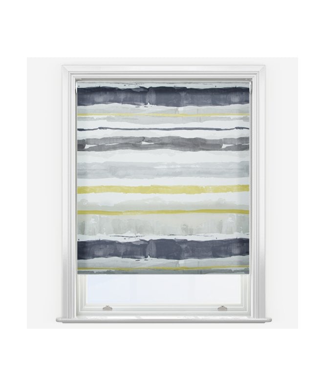 New Edge Blinds Louvolite Como Ocra Made to Measure Dimout Roller Blind