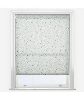 Louvolite Cotton Flower Ochre Made to Measure Dimout Roller Blind