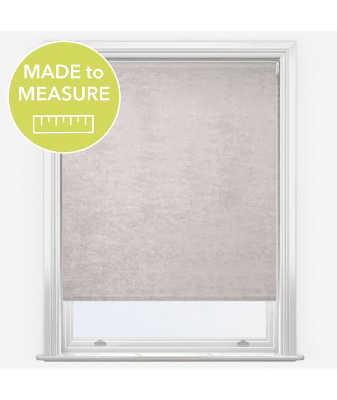 New Edge Blinds Louvolite Crush Chateaux Blush Made to Measure Blackout Roller Blind