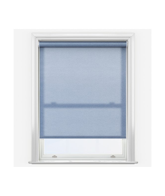 New Edge Blinds Louvolite Dapple Ocean Made to Measure Dimout Roller Blind