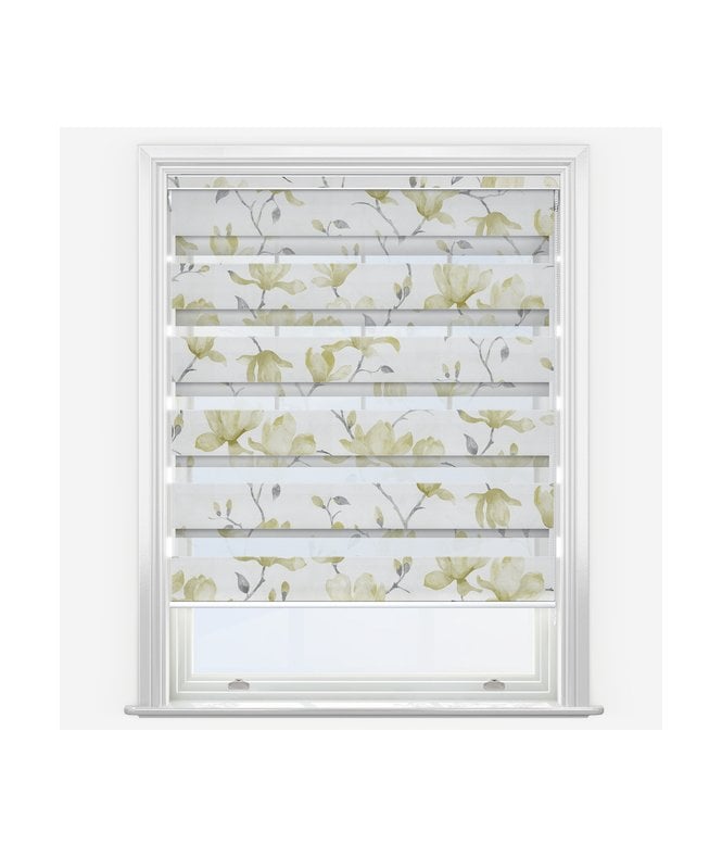 New Edge Blinds Louvolite Floreale Pipin Dimout Day & Night Roller Blind