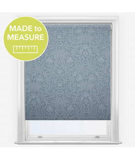 Louvolite Florence Persian Blue Made to Measure Blackout Roller Blind