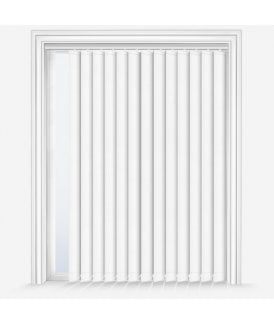 Louvolite Guardian White Custom Made Dimout Vertical Blind