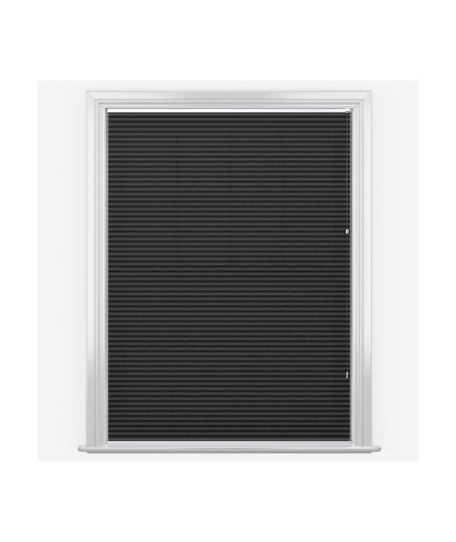 New Edge Blinds Louvolite Halo Iron Pleated Dimout Blind