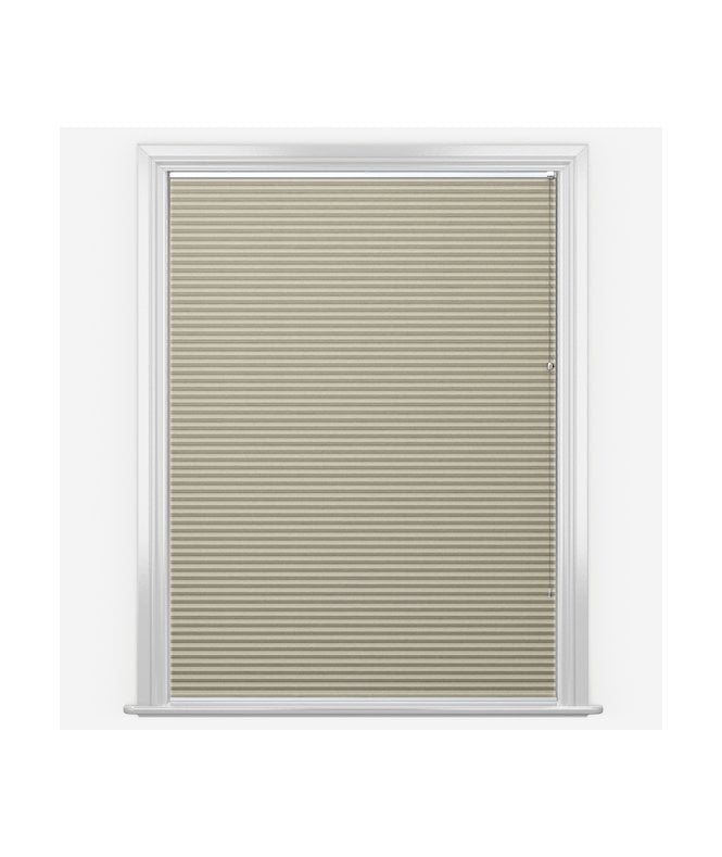 New Edge Blinds Louvolite Halo Praline Pleated Dimout Blind