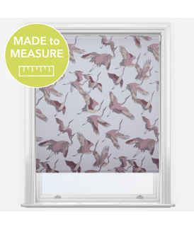 Louvolite Herons Mulberry Made to Measure Blackout Roller Blind