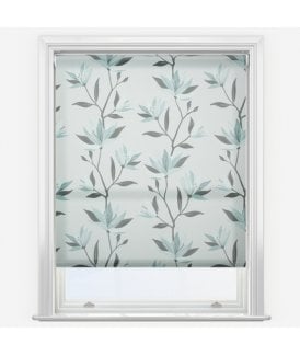 Louvolite Lily Muted Duckegg Made to Measure Dimout Roller Blind