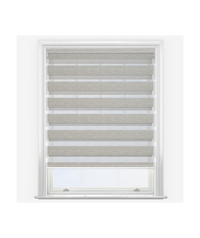New Edge Blinds Louvolite Linoso Barley Dimout Day & Night Roller Blind