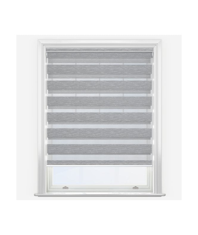 New Edge Blinds Louvolite Linoso Dove Dimout Day & Night Roller Blind