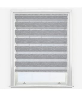 Louvolite Linoso Dove Dimout Day & Night Roller Blind