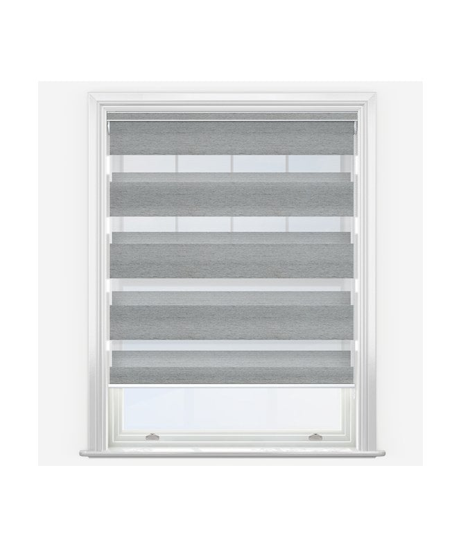 New Edge Blinds Louvolite Lusso Ivory Dimout Day & Night Roller Blind