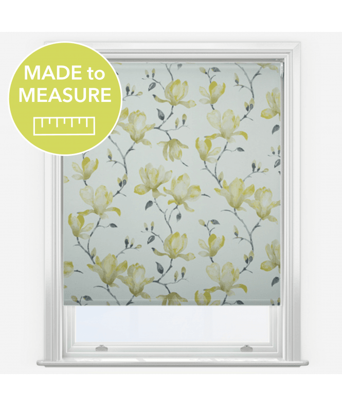 New Edge Blinds Louvolite Magnolia Pipin Made to Measure Blackout Roller Blind