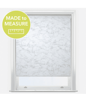 Louvolite Marble Silver Made to Measure Blackout Roller Blind